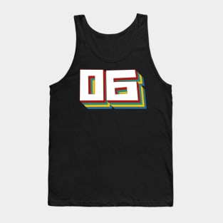 Number 6 Tank Top